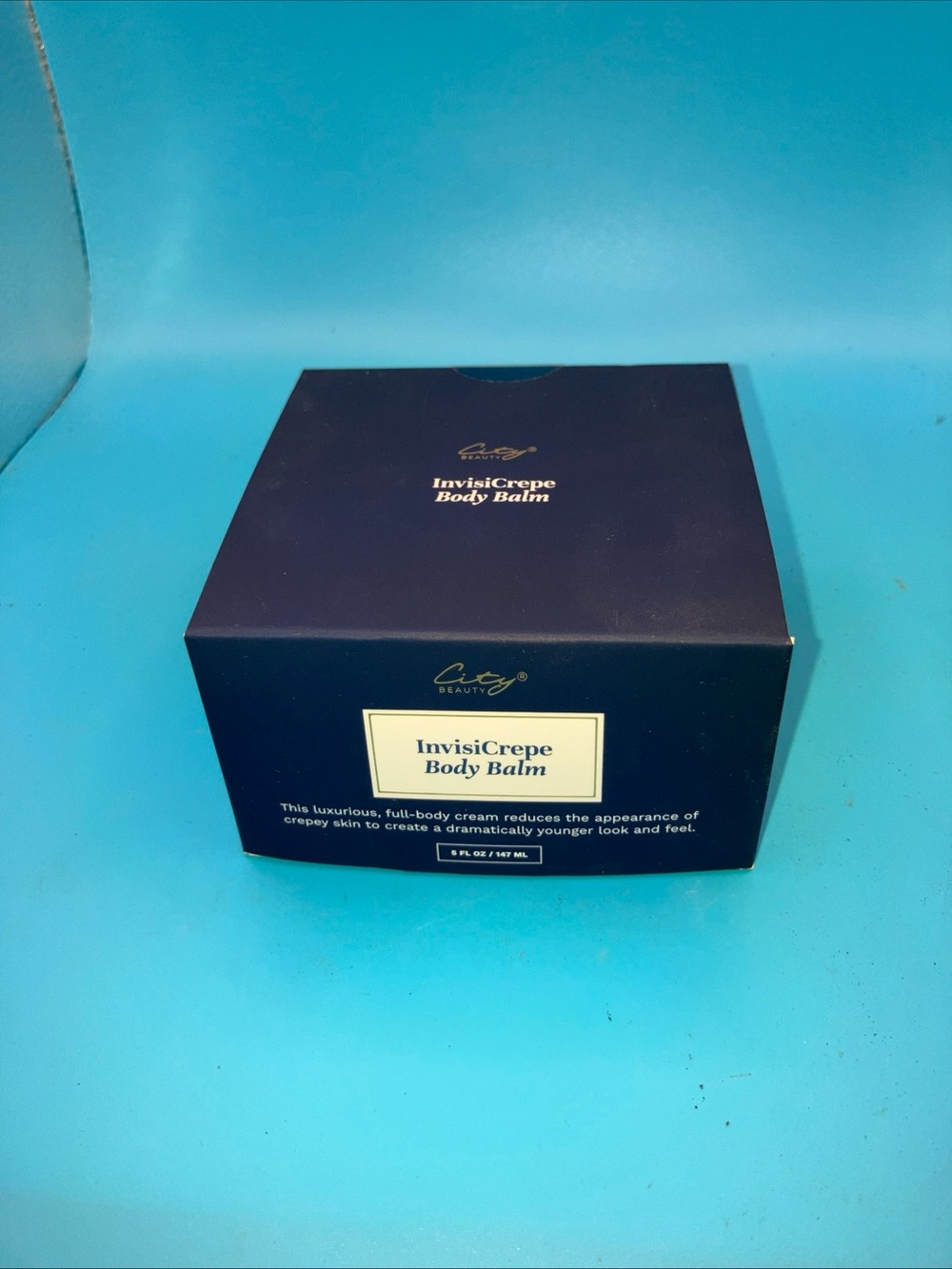 City Beauty 'InvisiCrepe Body Balm' Skin Firm Treatment 5 Oz NEW Sealed
